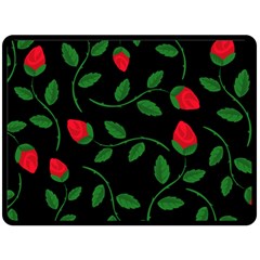 Roses Flowers Spring Flower Nature Double Sided Fleece Blanket (large)  by Bajindul