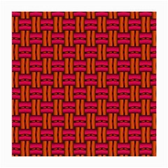 Pattern Red Background Structure Medium Glasses Cloth by Bajindul