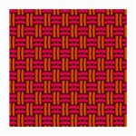 Pattern Red Background Structure Medium Glasses Cloth Front