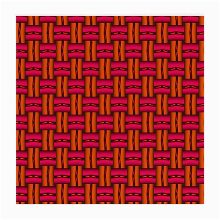 Pattern Red Background Structure Medium Glasses Cloth