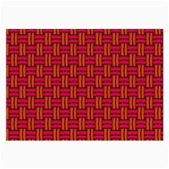 Pattern Red Background Structure Large Glasses Cloth by Bajindul