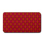 Pattern Red Background Structure Medium Bar Mats 16 x8.5  Bar Mat