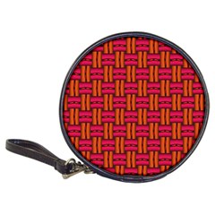 Pattern Red Background Structure Classic 20-cd Wallets by Bajindul