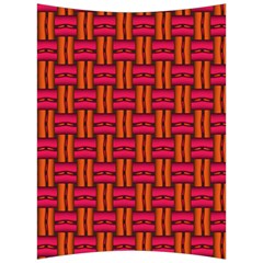 Pattern Red Background Structure Back Support Cushion by Bajindul