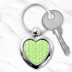 Zephyranthes Candida White Flowers Key Chain (heart) by Bajindul