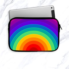 Rainbow Background Colorful Apple Ipad Mini Zipper Cases by Bajindul