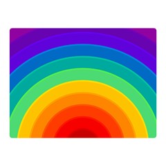 Rainbow Background Colorful Double Sided Flano Blanket (mini)  by Bajindul