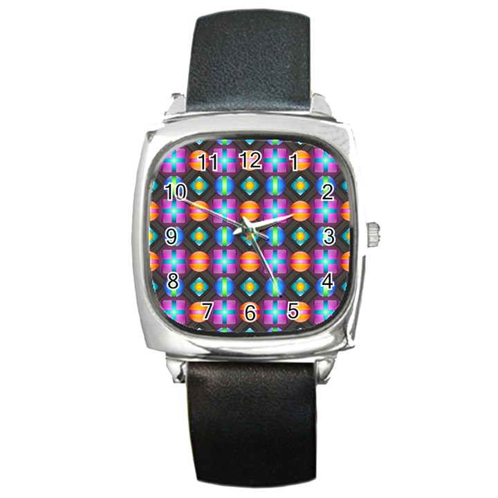 Squares Spheres Backgrounds Texture Square Metal Watch