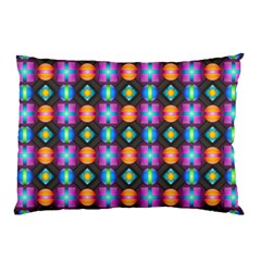 Squares Spheres Backgrounds Texture Pillow Case by Bajindul