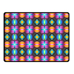 Squares Spheres Backgrounds Texture Fleece Blanket (small) by Bajindul