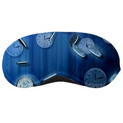 Time Clock Watch Hours Sleeping Mask by Bajindul