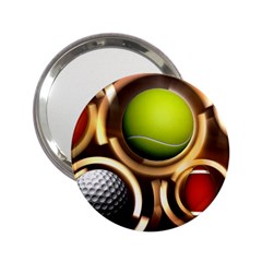 Sport Ball Tennis Golf Football 2 25  Handbag Mirrors by Bajindul