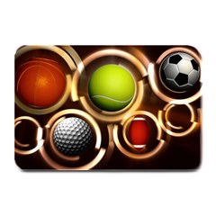 Sport Ball Tennis Golf Football Plate Mats by Bajindul