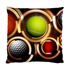 Sport Ball Tennis Golf Football Standard Cushion Case (one Side) by Bajindul