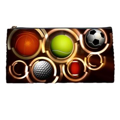 Sport Ball Tennis Golf Football Pencil Cases by Bajindul