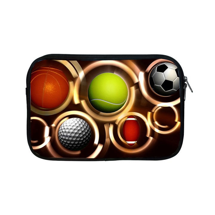 Sport Ball Tennis Golf Football Apple iPad Mini Zipper Cases