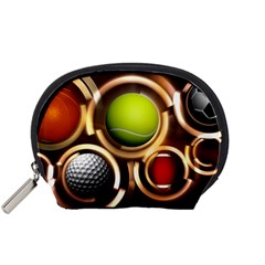 Sport Ball Tennis Golf Football Accessory Pouch (small) by Bajindul