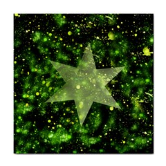 Star Blue Star Space Universe Tile Coasters by Bajindul