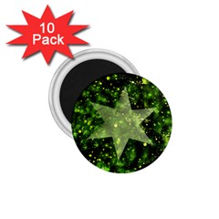 Star Blue Star Space Universe 1 75  Magnets (10 Pack)  by Bajindul