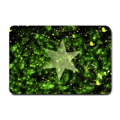 Star Blue Star Space Universe Small Doormat  by Bajindul