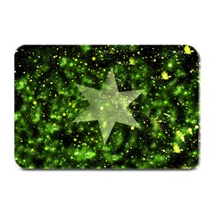 Star Blue Star Space Universe Plate Mats by Bajindul