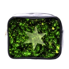 Star Blue Star Space Universe Mini Toiletries Bag (one Side) by Bajindul