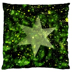 Star Blue Star Space Universe Large Cushion Case (one Side) by Bajindul