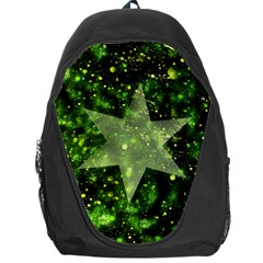 Star Blue Star Space Universe Backpack Bag by Bajindul