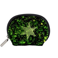 Star Blue Star Space Universe Accessory Pouch (small) by Bajindul