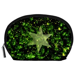 Star Blue Star Space Universe Accessory Pouch (large) by Bajindul