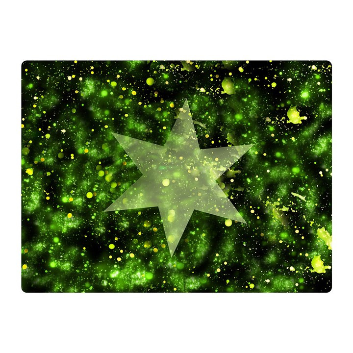 Star Blue Star Space Universe Double Sided Flano Blanket (Mini) 