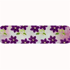 Purple Flower Large Bar Mats by Bajindul