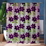 Purple Flower Shower Curtain 60  x 72  (Medium)  60 x72  Curtain