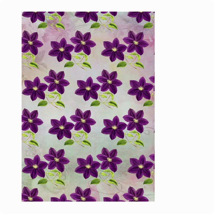 Purple Flower Large Garden Flag (Two Sides)