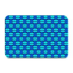 Pattern Graphic Background Image Blue Plate Mats by Bajindul