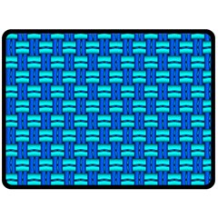 Pattern Graphic Background Image Blue Fleece Blanket (large)  by Bajindul