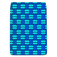 Pattern Graphic Background Image Blue Removable Flap Cover (l) by Bajindul