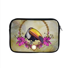 Cute Funny Coutan With Flowers Apple Macbook Pro 15  Zipper Case by FantasyWorld7