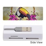 Cute Funny Coutan With Flowers Memory Card Reader (Stick) Front