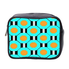 Octagon Blue 2 Mini Toiletries Bag (two Sides) by impacteesstreetwear