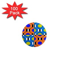 Octagon Orange 1  Mini Magnets (100 Pack)  by impacteesstreetwear