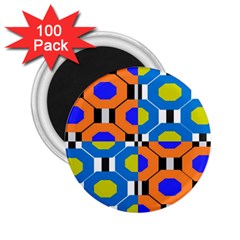 Octagon Orange 2 25  Magnets (100 Pack)  by impacteesstreetwear