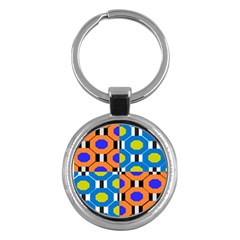 Octagon Orange Key Chain (round) by impacteesstreetwear