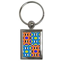 Octagon Orange Key Chain (rectangle) by impacteesstreetwear