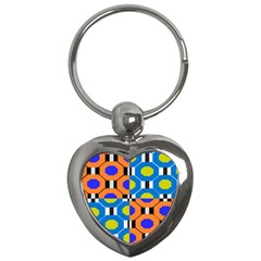 Octagon Orange Key Chain (heart) by impacteesstreetwear