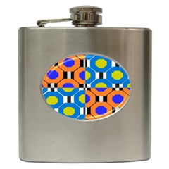 Octagon Orange Hip Flask (6 Oz) by impacteesstreetwear