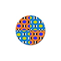 Octagon Orange Golf Ball Marker by impacteesstreetwear