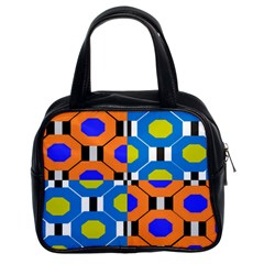 Octagon Orange Classic Handbag (two Sides) by impacteesstreetwear