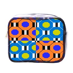 Octagon Orange Mini Toiletries Bag (one Side) by impacteesstreetwear