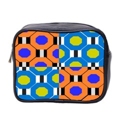 Octagon Orange Mini Toiletries Bag (two Sides) by impacteesstreetwear